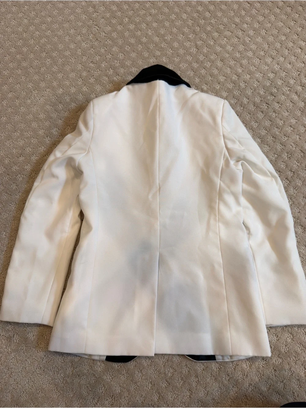 Boys Opposuits White Blazer with Black Trim